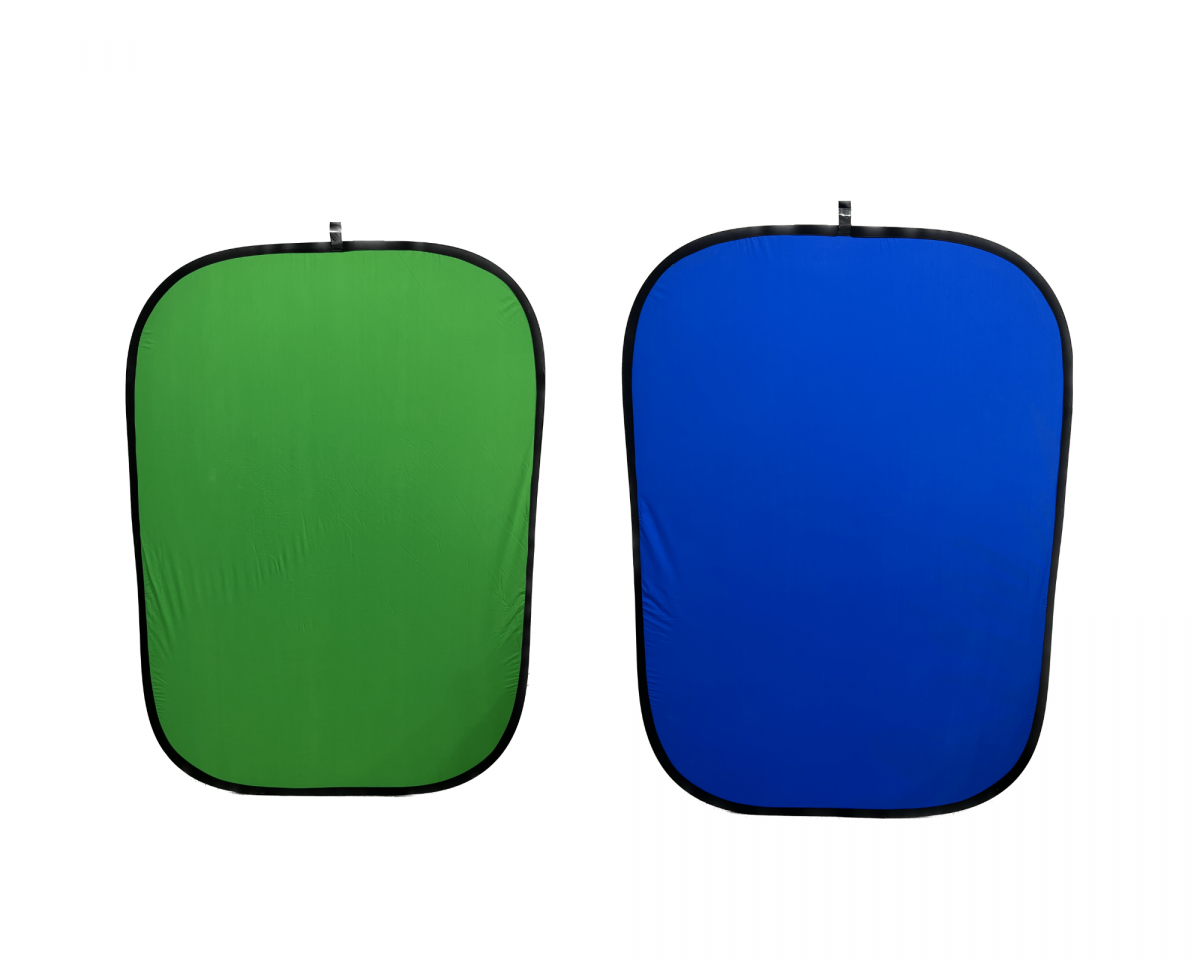 Fondo reversible croma verde/azul
